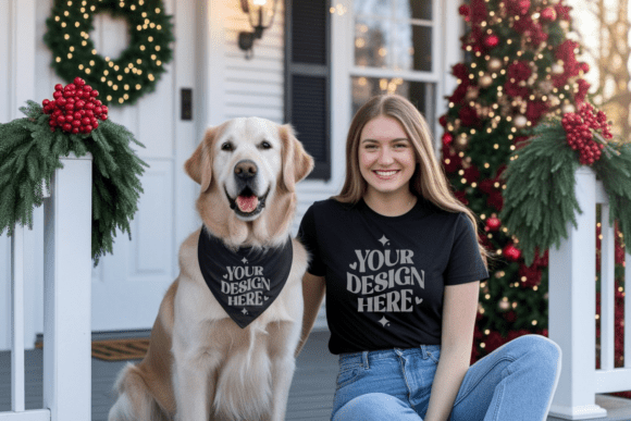 Black Dog Bandana Mockup: Realistic, Flexible, and Built for Today’s Pet Brand Creators