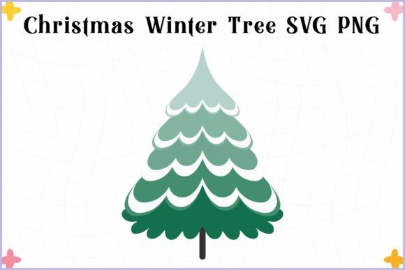 Christmas Winter Tree Illustration SVG: A Versatile Digital Asset for Holiday Projects