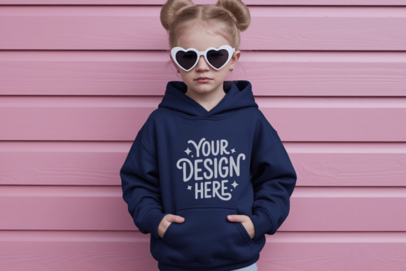 Gildan 18500B Hoodie Valentine Mockup 37