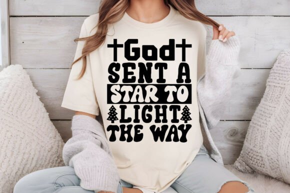 God Sent a Star to Light the Way SVG
