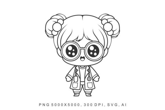 Kids - Doctor Coloring Pages