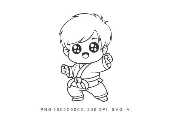 Kids Martial Art Coloring Resources
