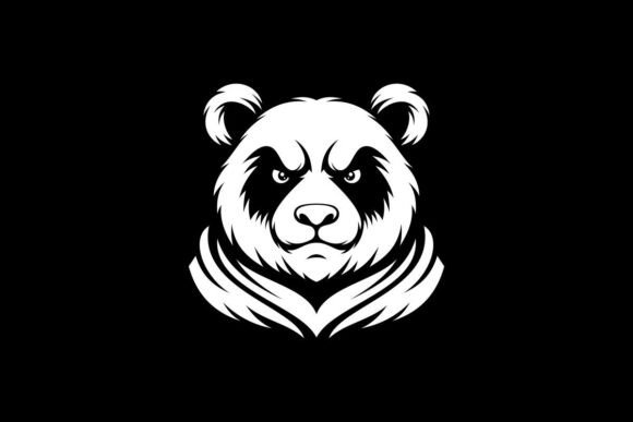 Panda Wearing a Jacket, Mascot Logo: A Versatile Design Asset for Real-World Branding