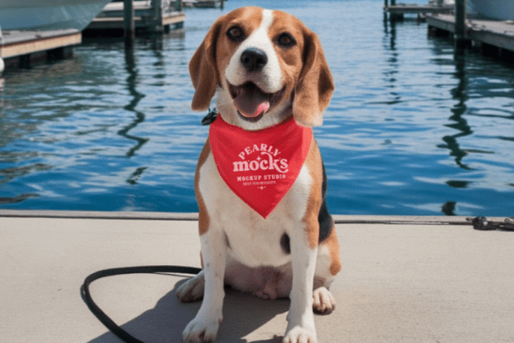 Red Dog Bandana Mockup 2: A Practical Tool for Designers Who Value Clarity Over Clutter
