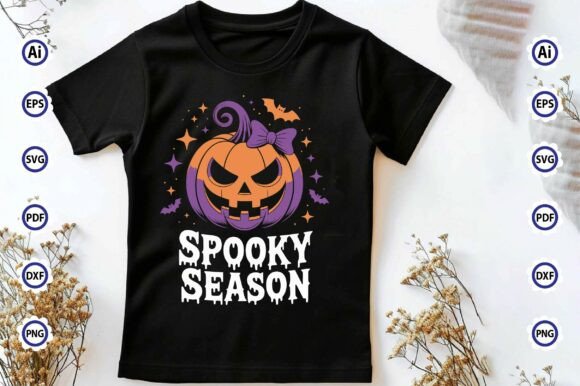 Spooky Season PNG T-Shirt Design