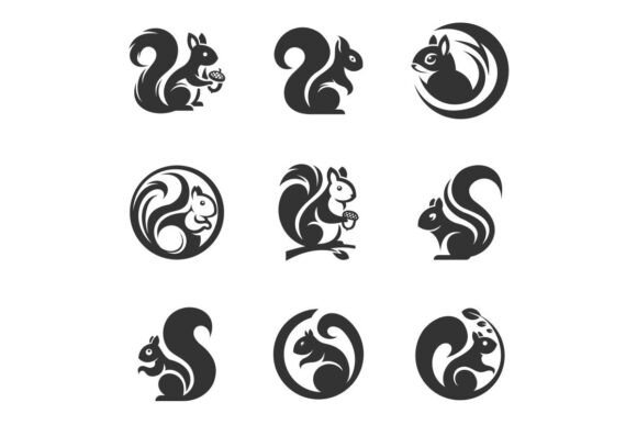 Squirrel Logo Design for Business