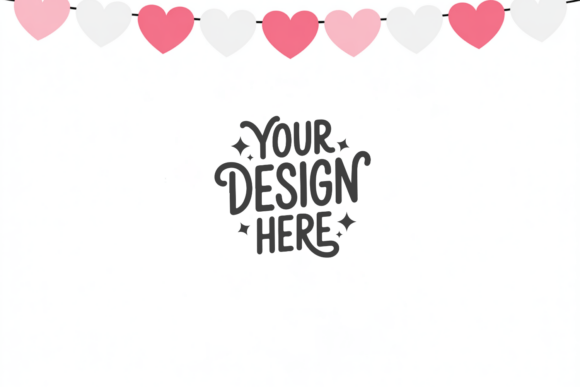 Valentine Themed Background Mockup 2