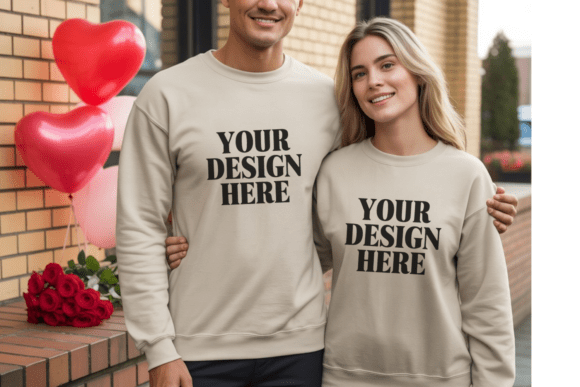 Why the Gildan Valentine Couple Sweatshirt Mock Is Reshaping How Creators Launch Romantic Apparel